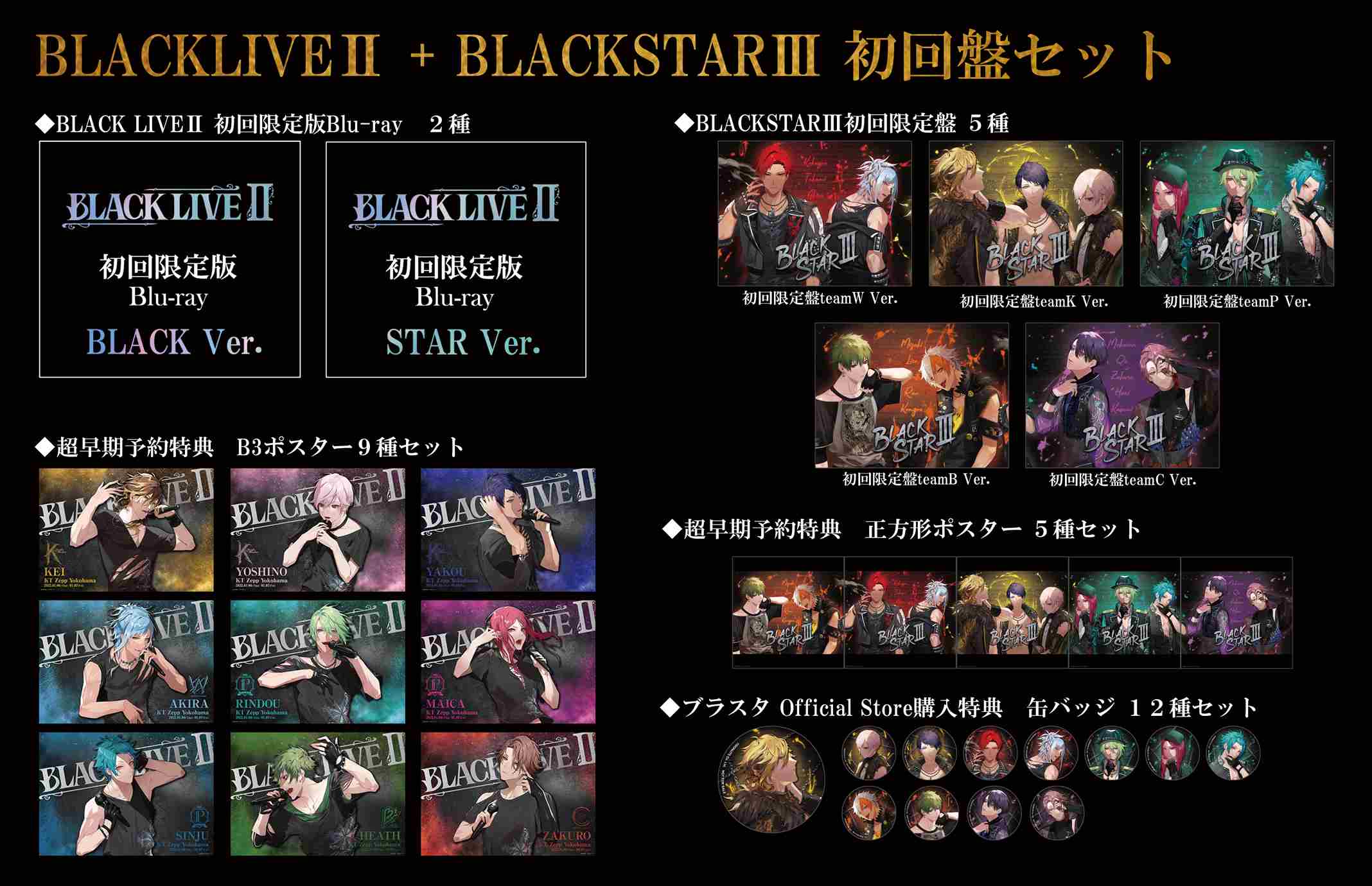 ブラスタ ブラライ BLACK LIVEⅡ Blu-ray 初回限定版 セット特典DiscBLACKVe