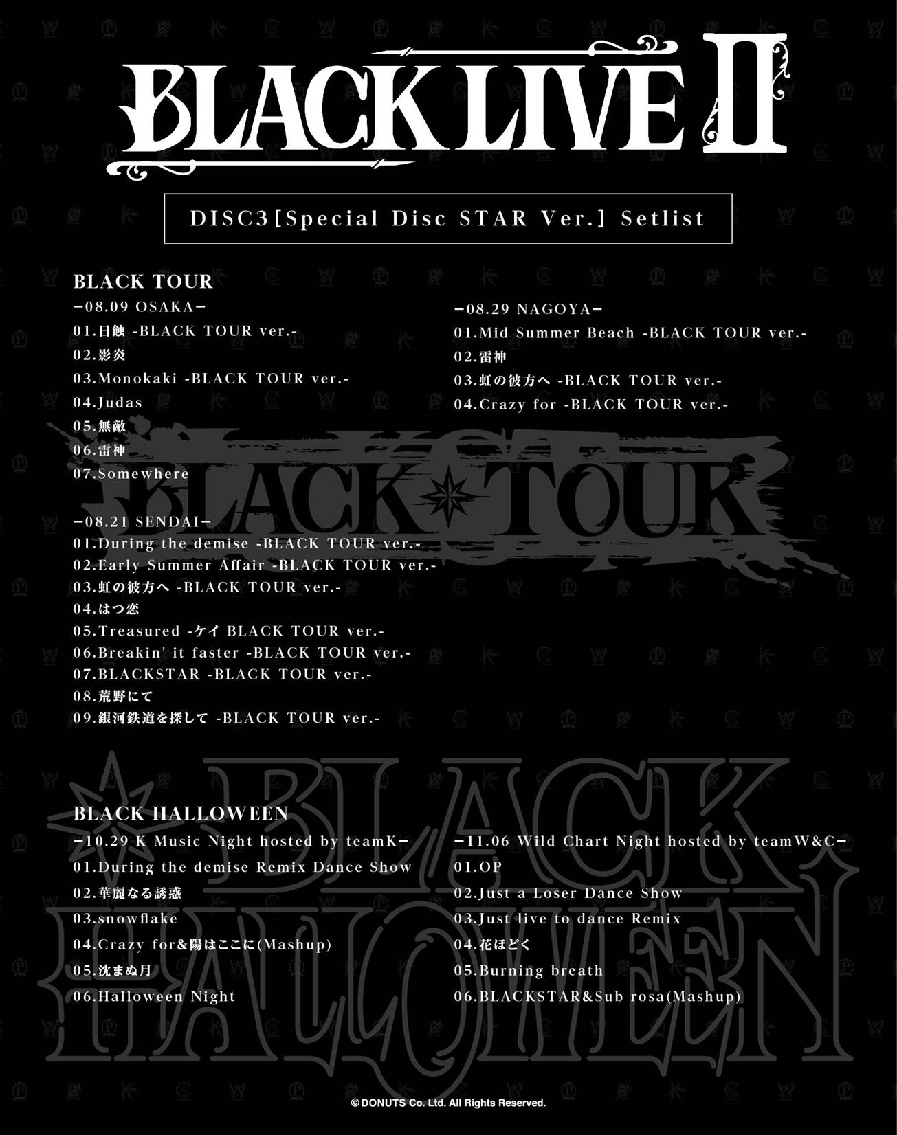 BLACK LIVEⅡ」Blu-ray＆DVD発売決定！ – ワルメン応援＆リズムゲーム ...